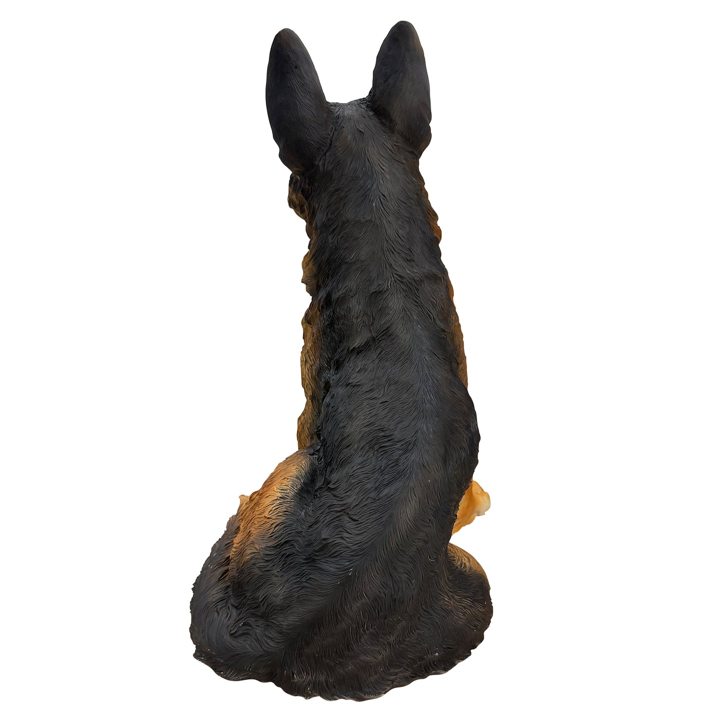 Lifelike German Shepherd Resin Statue, Outdoor Garden Yard Decor, Gift for Dog Lovers