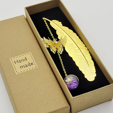 Angel's Feather - Metal Feather Bookmark