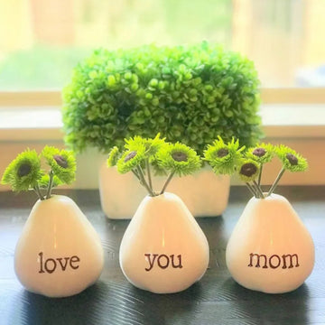 Mother's Day Gift-Love You Mom Vases For Flowers