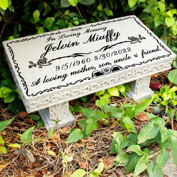 Personalized Human Memorial Stones with Photo