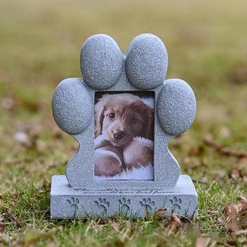 Pet Dog Sacrifice Tombstone Can Place Photo Creative Resin Simulation Monument Memorial Stone