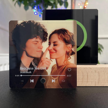 Personalized Music Fridge Magnet that Plays Custom Song