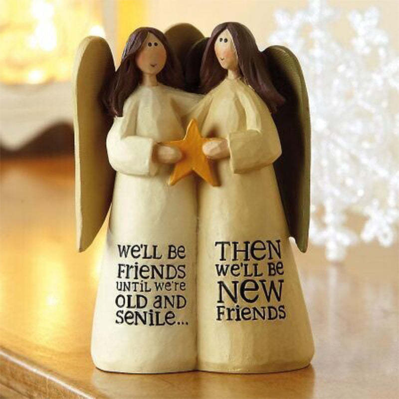 Celebrating friendship Gifts-Hand Carving Art Sculpture
