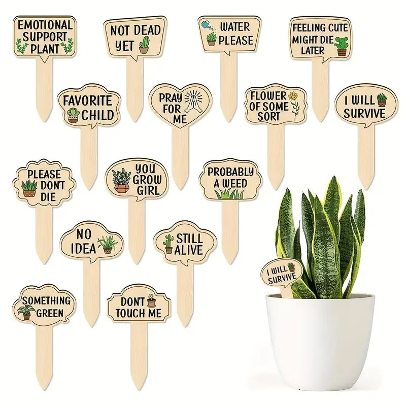 Funny Plant Labels Gift