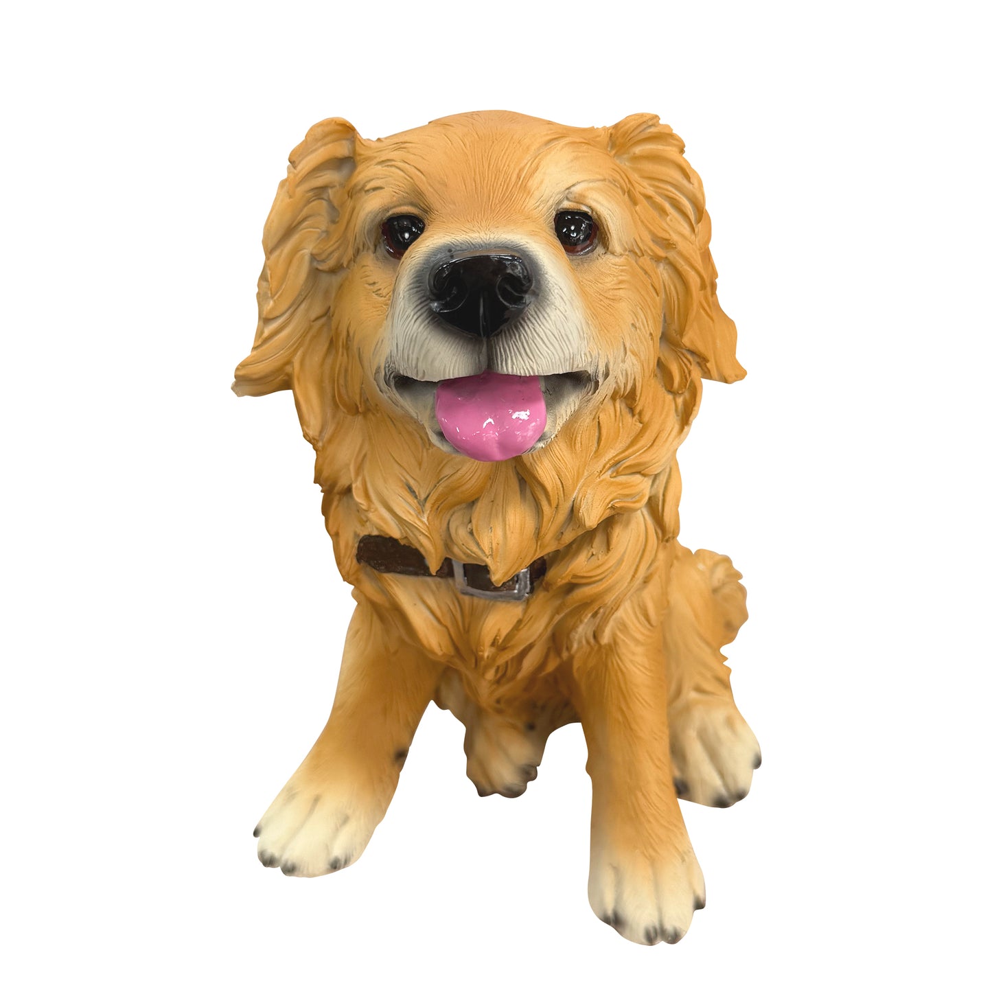 Lifelike Golden Retriever Resin Statue, Indoor & Outdoor Dog Decor, Gift for Dog Lovers
