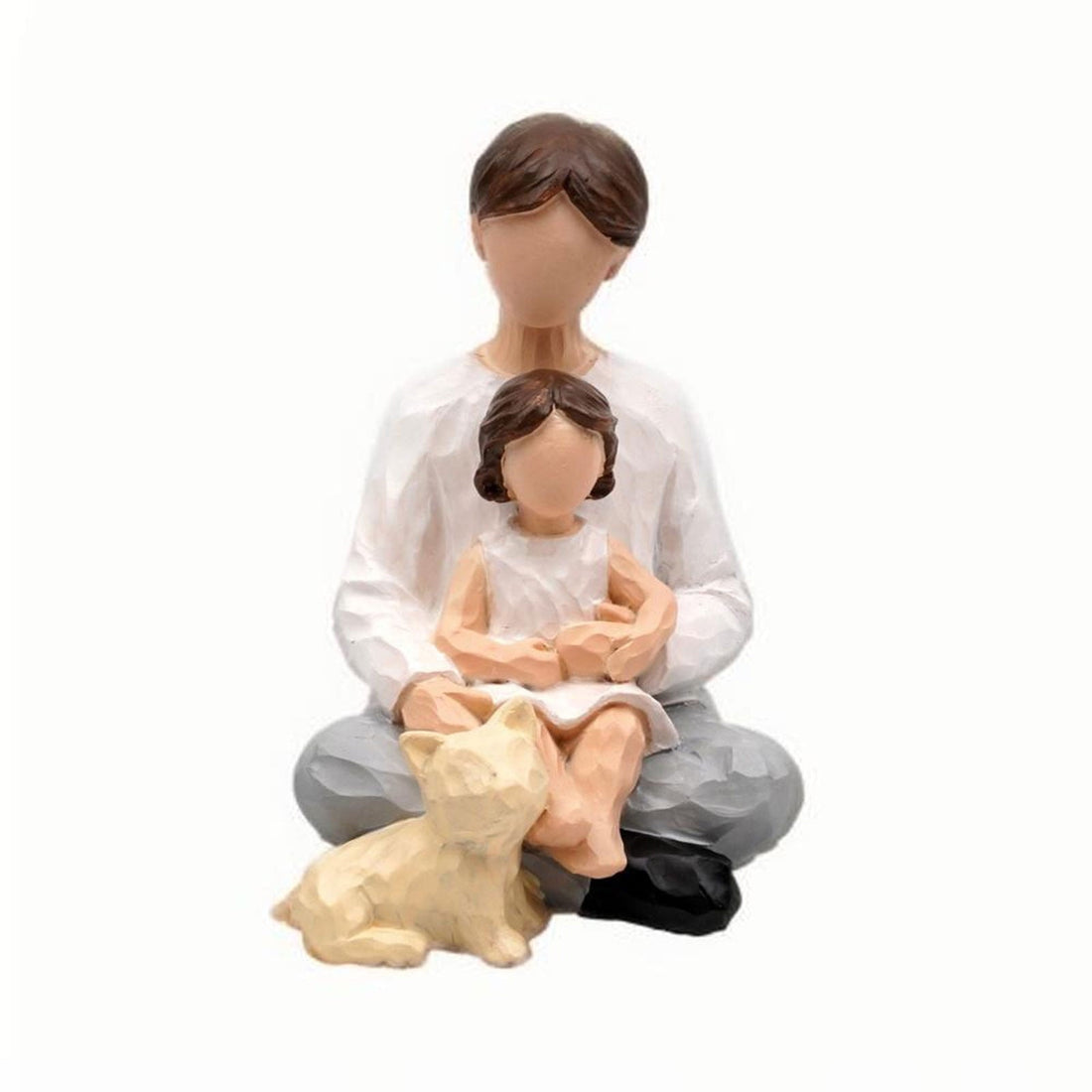 Willow Tree-Style Father and Daughter Figurine