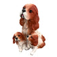 Cavalier King Charles Family Resin Statue, Garden Pet Group Sculpture, Gift for Dog Lovers