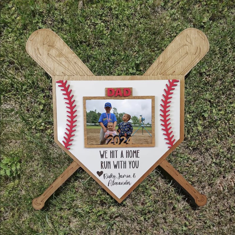 Father's Day gift - baseball picture frame