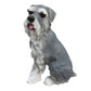 Lifelike Schnauzer Resin Statue, Outdoor Garden Patio Decor, Gift for Dog Lovers