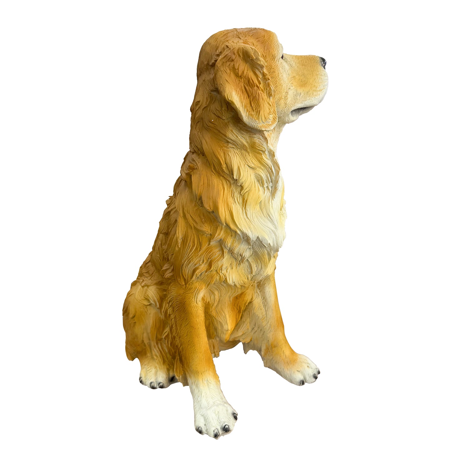 Lifelike Golden Retriever Resin Statue, Dog Garden Patio Decor, Gift For Dog Lovers