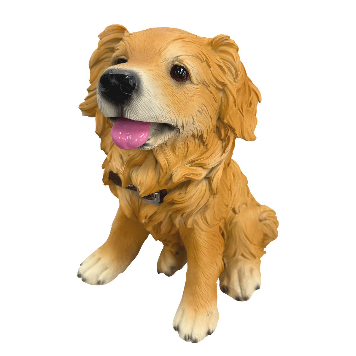 Lifelike Golden Retriever Resin Statue, Indoor & Outdoor Dog Decor, Gift for Dog Lovers