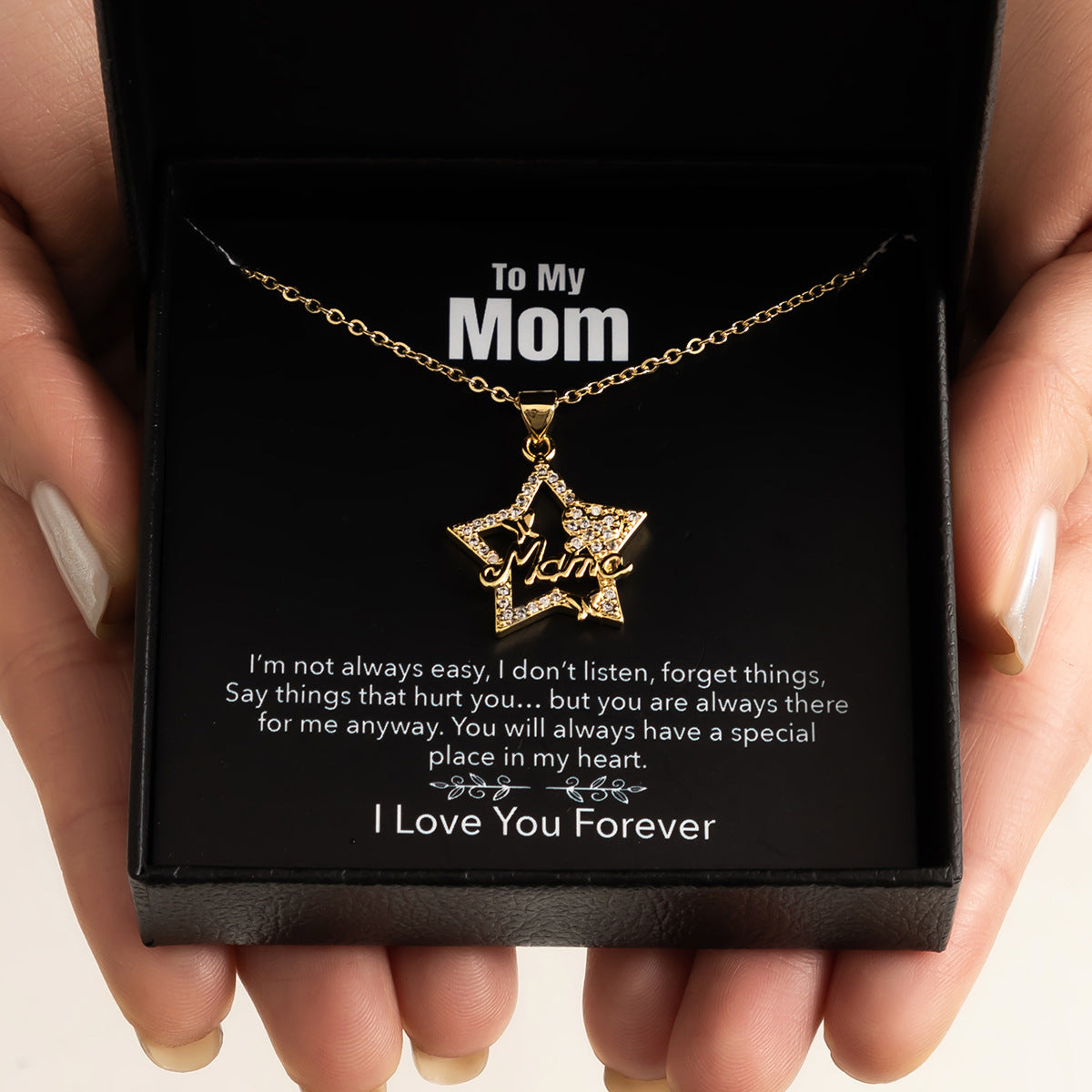 Best Gift For Your Mother To My Mom Necklace