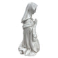 Kneeling Praying Virgin Mary Resin Statue, Religious Altar Decor, Spiritual Gift for Believers