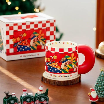 2026 Snowman & Santa Christmas Mug