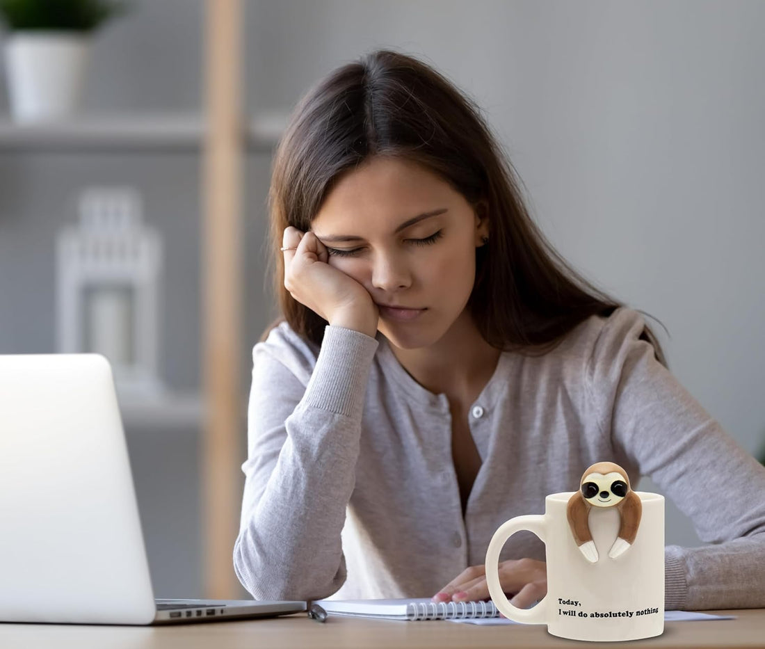 Sloth Coffee Mug - Funny Office Gift for Coworkers