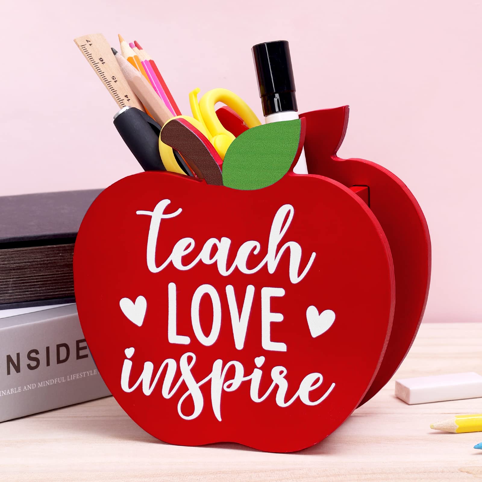 Apple Pencil Holder - Back to School Teacher Gift