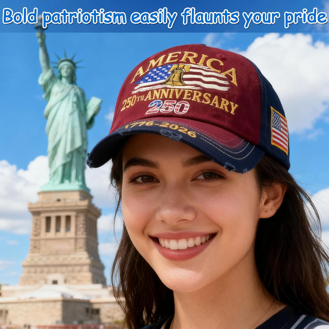 250 Anniversary USA Hat — A Gift for Veterans and Patriots