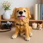Lifelike Golden Retriever Resin Statue, Indoor & Outdoor Dog Decor, Gift for Dog Lovers