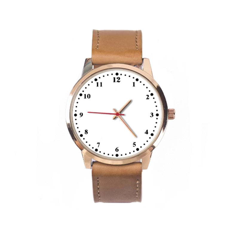 Men's WristWatch Personalized Customizable Arabic numerals Font Quartz Hip hop Cool Style Gift Festival Souvenir