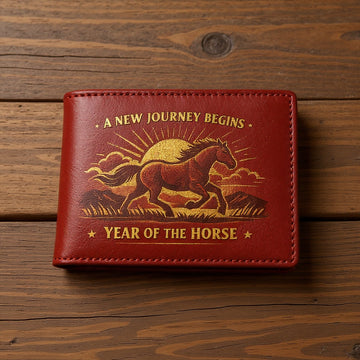 🐴2026 Year of the Horse Wallet- A Symbol of Strength & New Beginnings