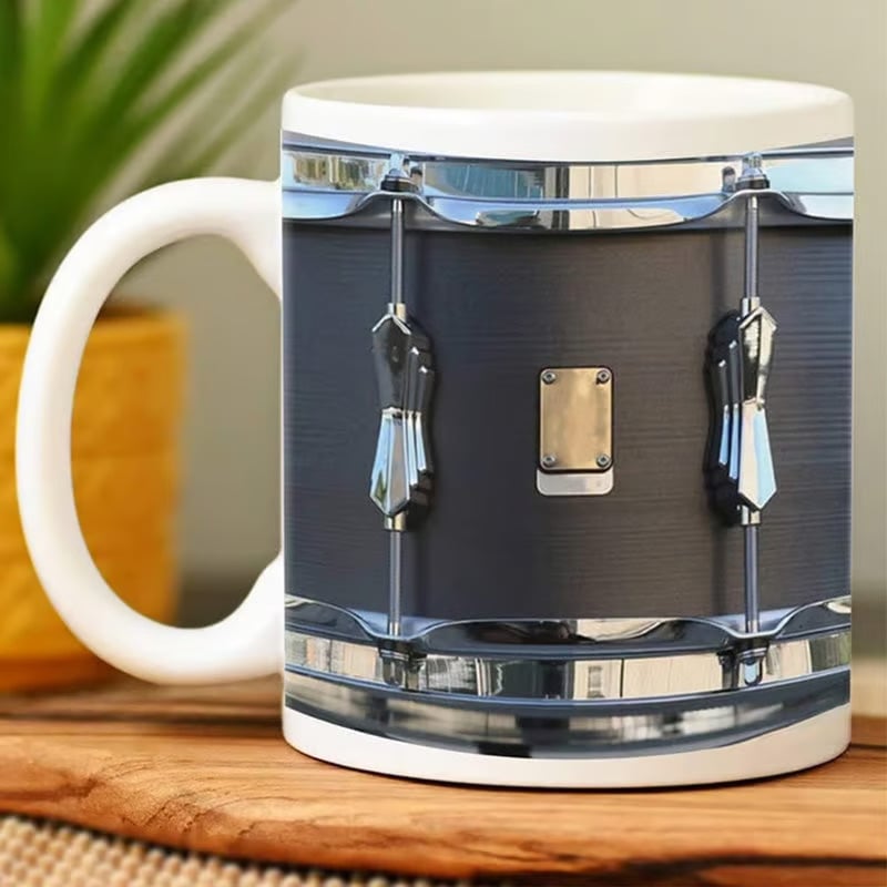 Vintage Drum Mug Funny Drumming Gifts
