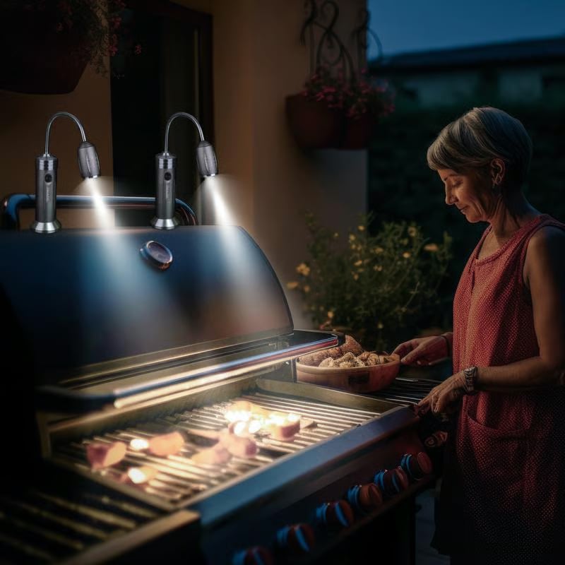Magnetic Ultra-Bright Barbecue Grill Light with LED Lights