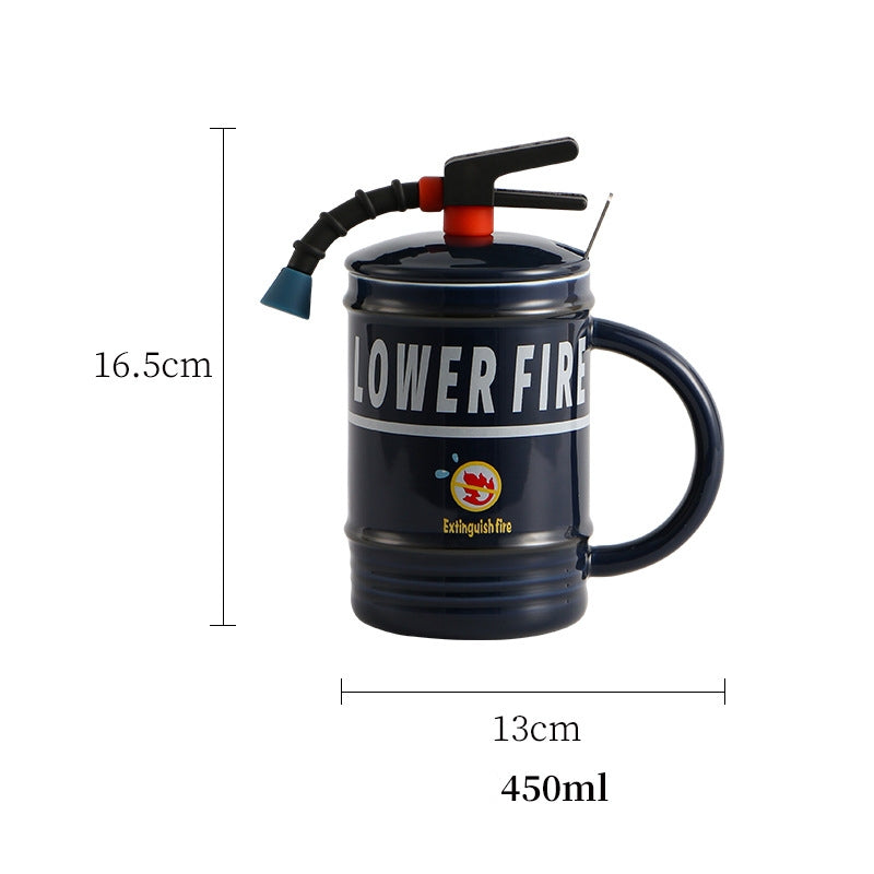 Fire Extinguisher Shaped Mug