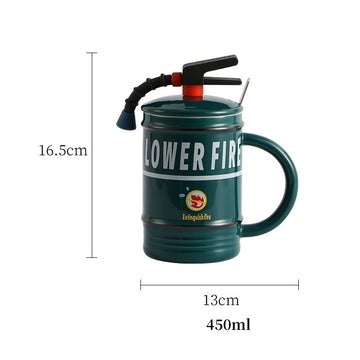 Fire Extinguisher Shaped Mug