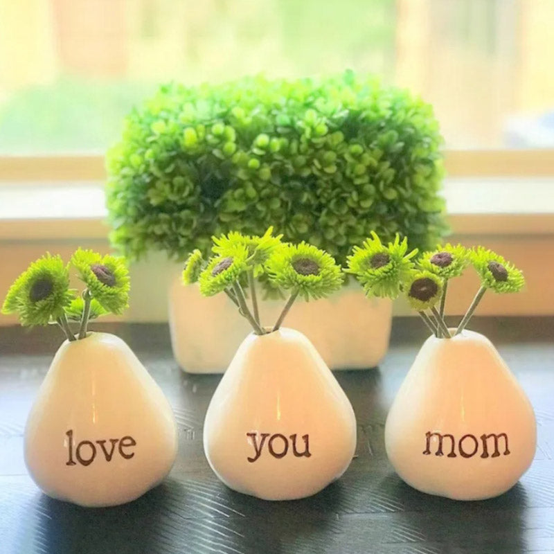 Mother's Day Gift-Love You Mom Vases For Flowers