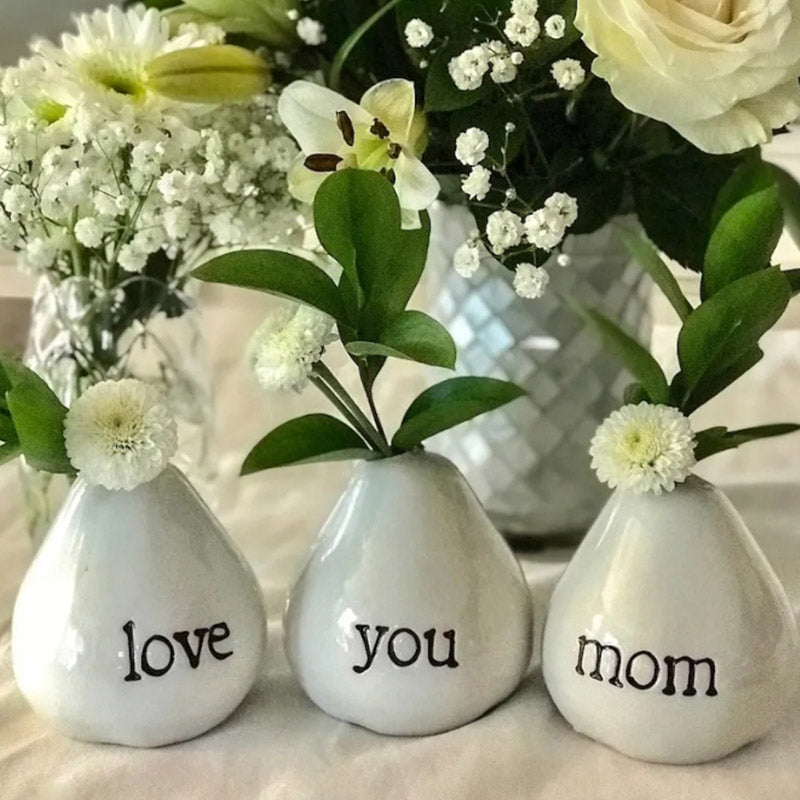 Mother's Day Gift-Love You Mom Vases For Flowers