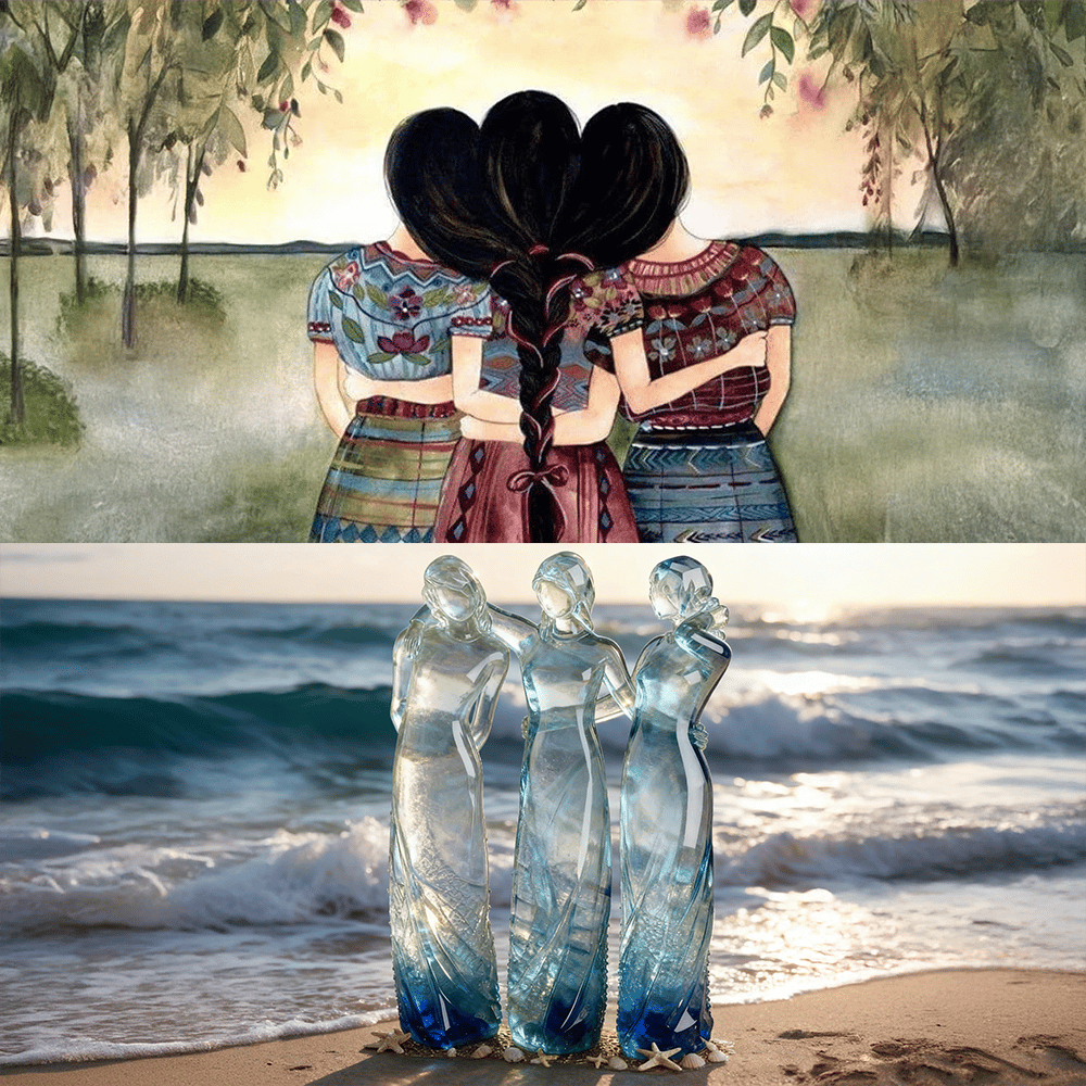 Ocean Sisters Sculpture – Three Sisters by the Sea