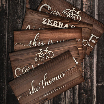 Personalized Wall Sign Wooden Home Wall Decor Custom Wood Sign