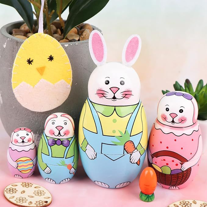 Rabbit Nesting Doll Set