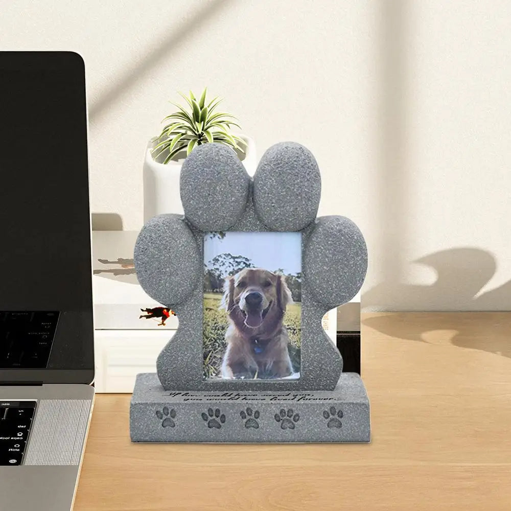Pet Dog Sacrifice Tombstone Can Place Photo Creative Resin Simulation Monument Memorial Stone