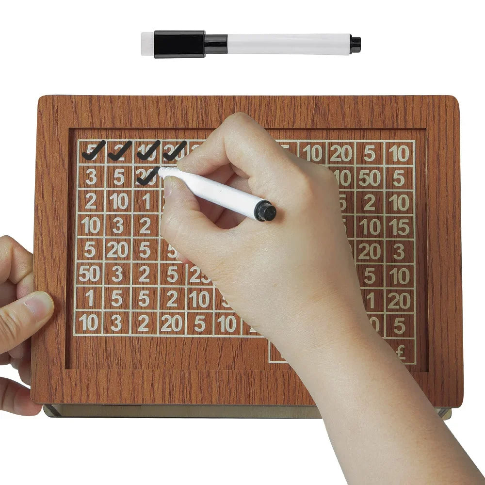 Wooden Piggy Banks, Cash Boxes, Reusable Assembled Cash Boxes