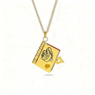 My Daughter Book Necklace