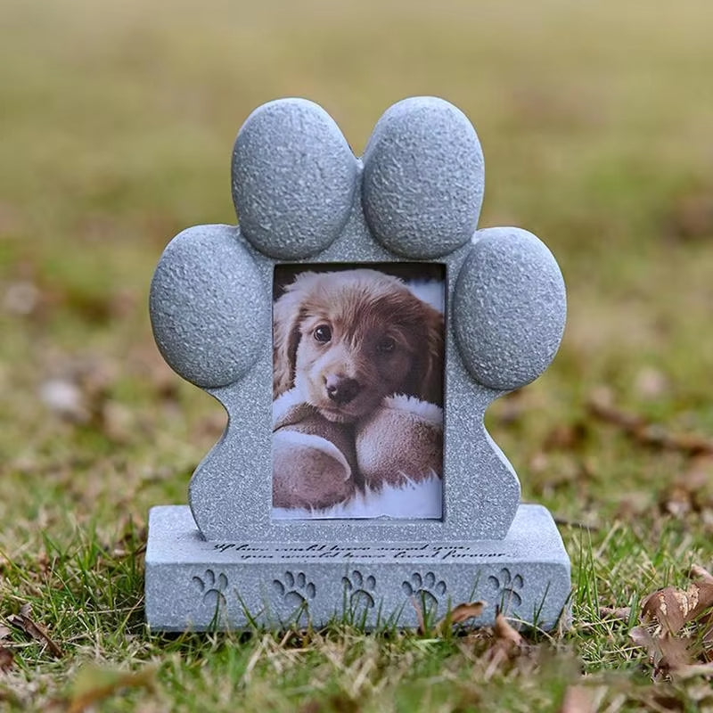Pet Dog Sacrifice Tombstone Can Place Photo Creative Resin Simulation Monument Memorial Stone