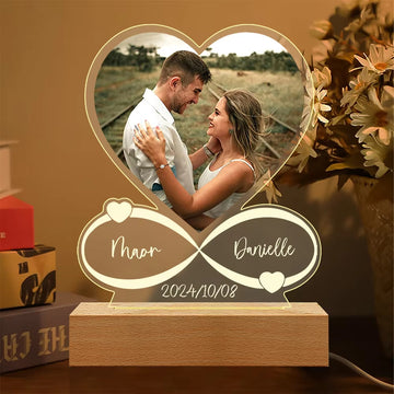 Personalized Anniversary Women Men Couples Gifts Custom Photo Love Frame