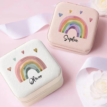 Mother's Day/Birthday/Holiday/Gifts Rainbow Ring Necklace Storage Boxes