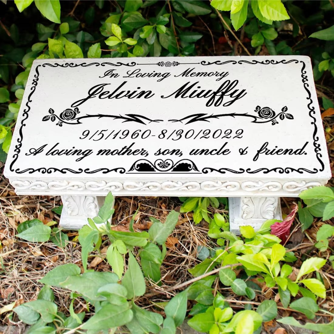 Memorial Bench Plaques for Outdoors Gifts
