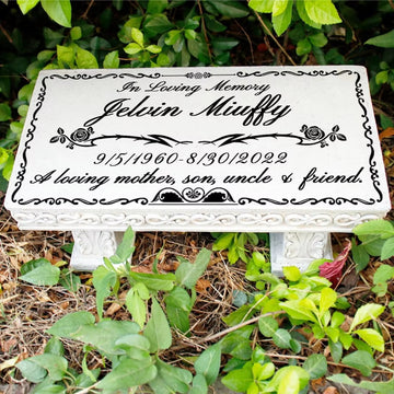 Memorial Bench Plaques for Outdoors Gifts