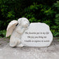 Personalized Dog Angel Memorial Garden Statue