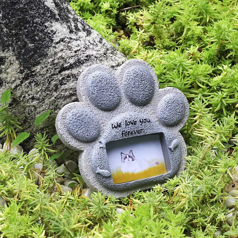 Pet Dog Tombstone Creative Resin Simulation Memorial Stone