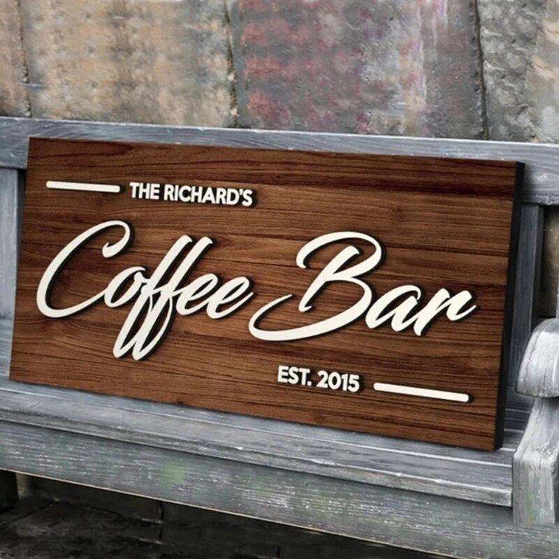 Personalized Wall Sign Wooden Home Wall Decor Custom Wood Sign